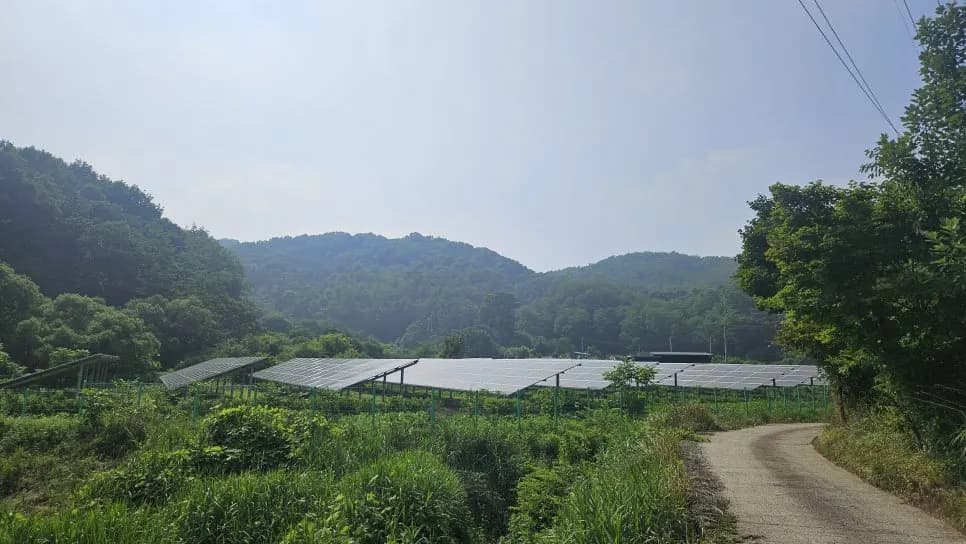 세종 세종시 전동면 태양광발전소 현장 사진 2