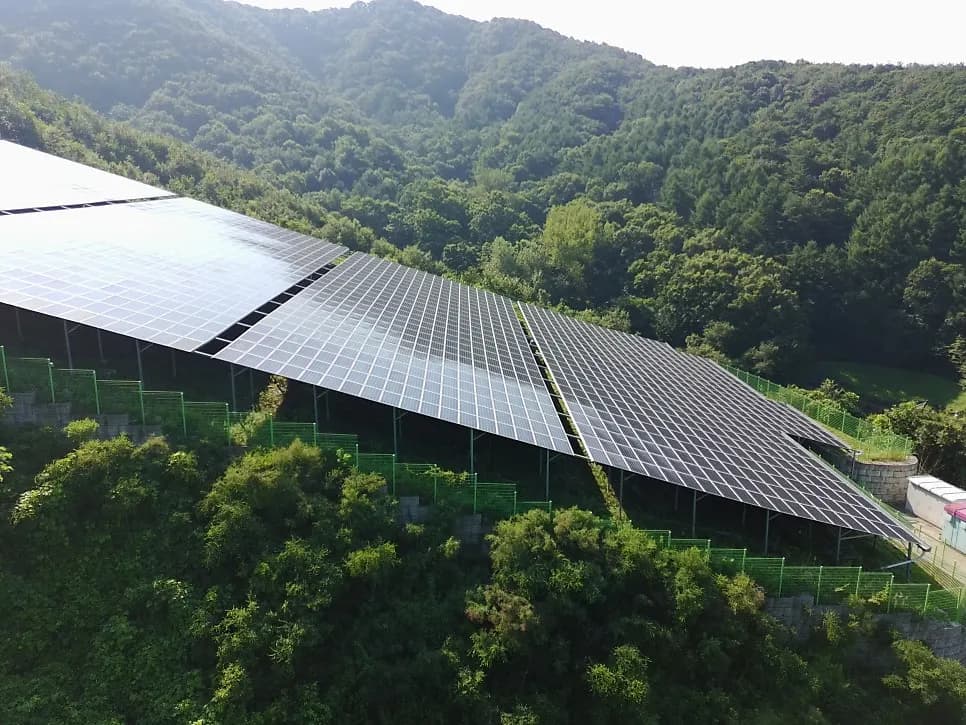 경기 안성시 금광면 태양광발전소 현장 사진 3