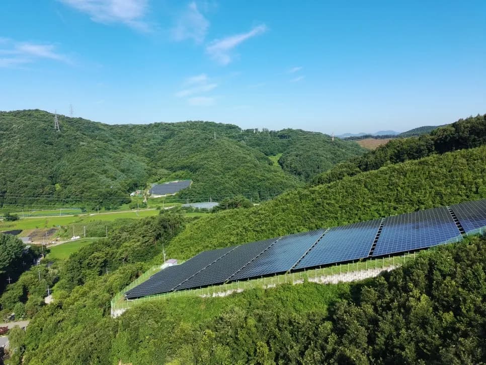 경기 안성시 금광면 태양광발전소