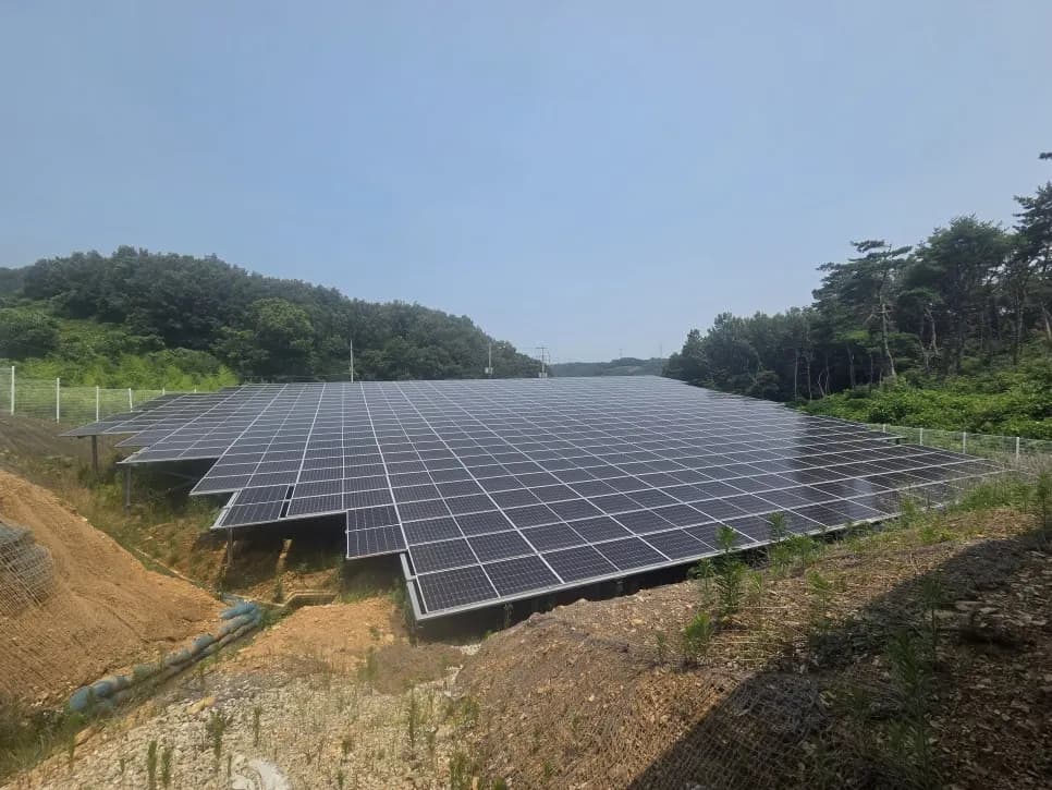 충남 당진시 태양광발전소