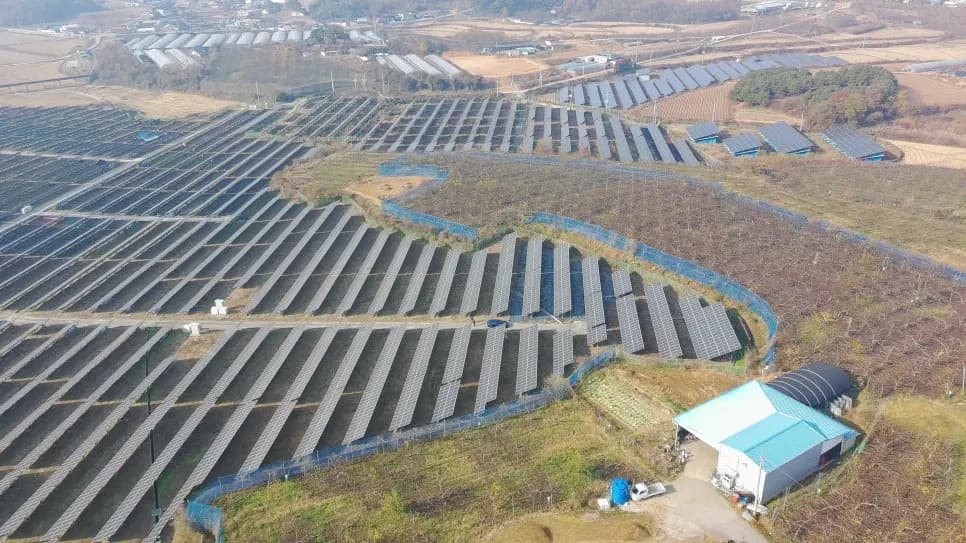 충남 논산시 은진면 태양광발전소