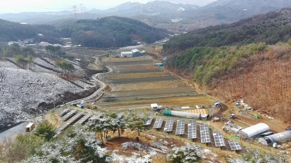 충남 아산시 태양광발전소