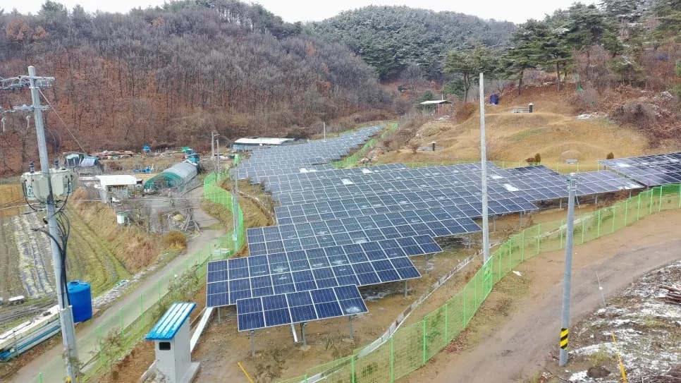 충남 아산시 태양광발전소 현장 사진 5
