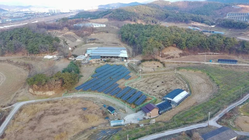 전북 남원시 송동면 태양광발전소 현장 사진 2