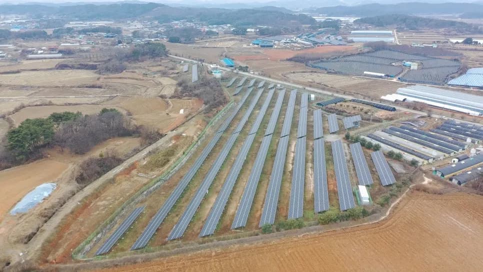 충남 논산시 태양광발전소