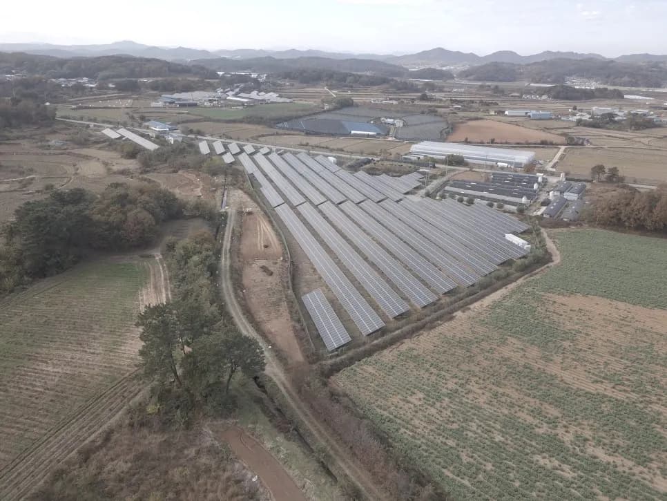 충남 논산시 태양광발전소