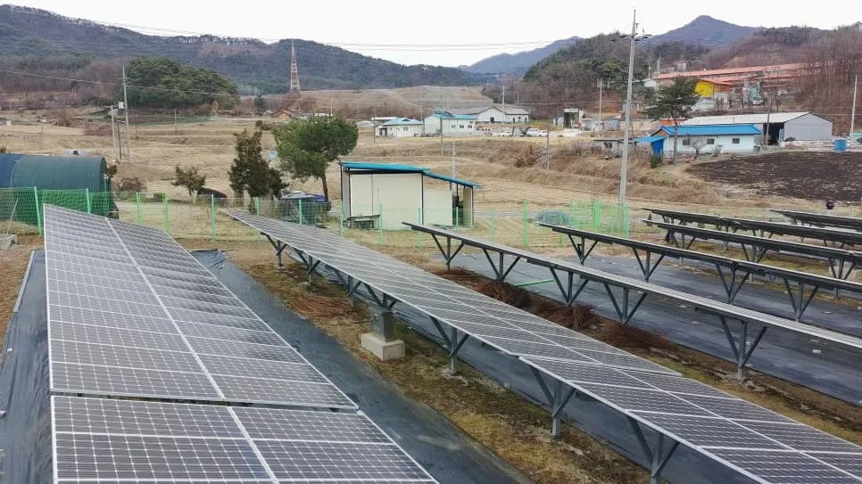 충북 충주시 산척면 태양광발전소 현장 사진 5