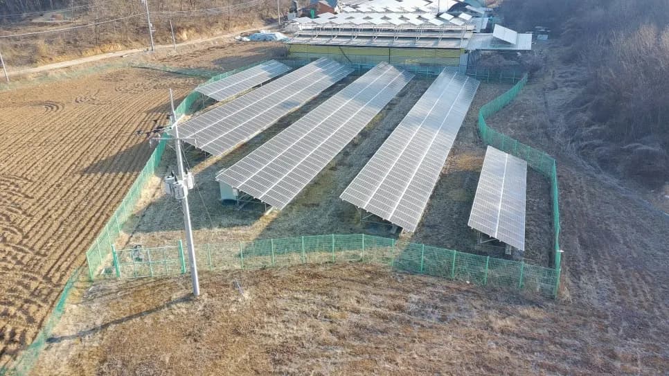 경북 상주시 이안면 태양광발전소