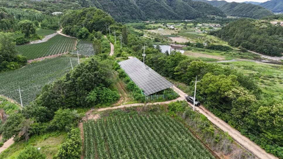 경북 영양군 입암면 태양광발전소 현장 사진 3