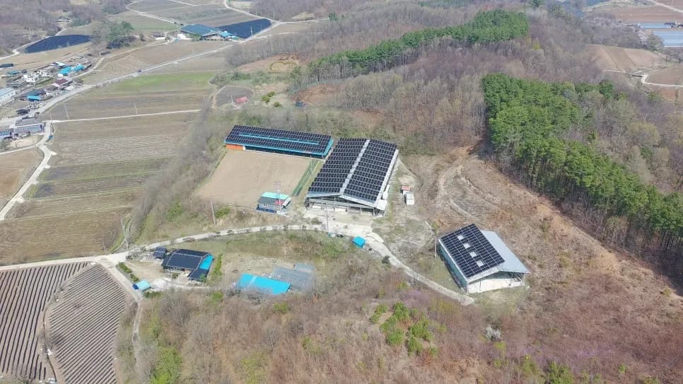 충북 옥천군 태양광발전소