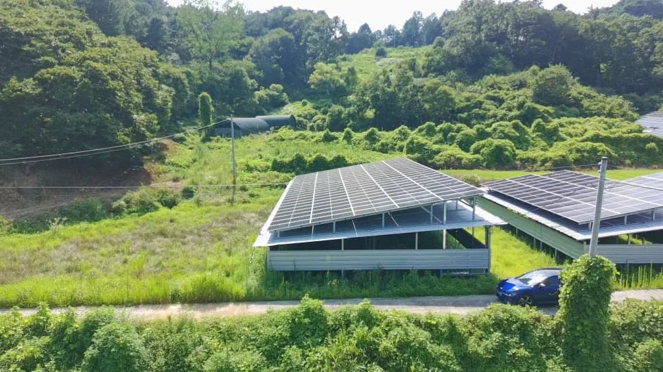 충남 서천군 태양광발전소 현장 사진 2