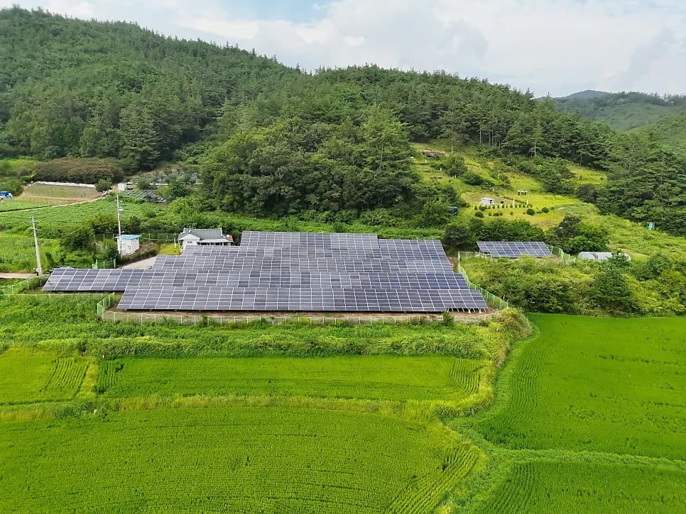 전남 화순군 태양광발전소
