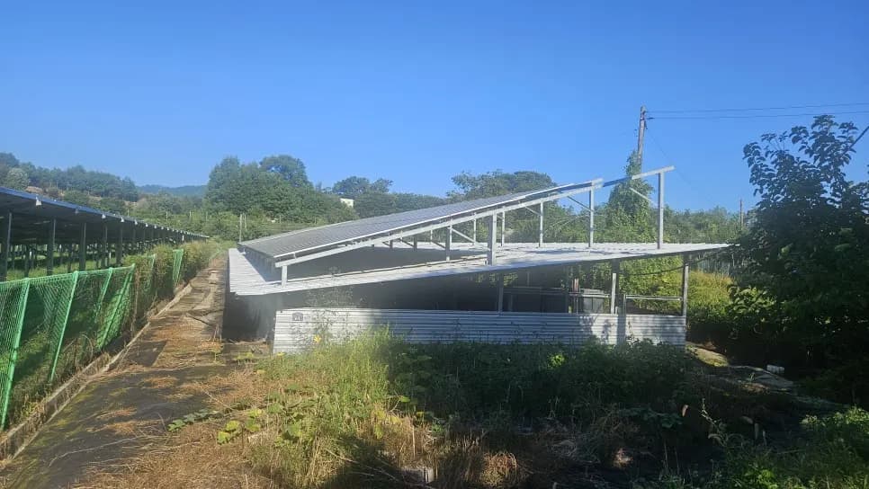 충북 영동군 용산면 태양광발전소 현장 사진 4