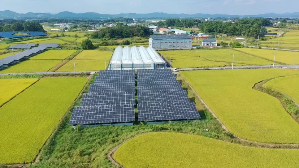 충남 논산시 태양광발전소
