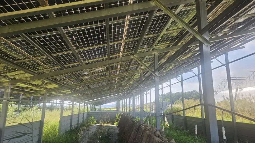 충남 논산시 태양광발전소 현장 사진 4