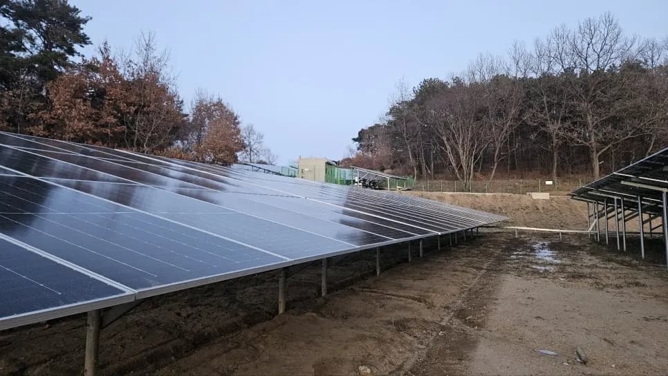 충남 논산시 태양광발전소 현장 사진 5