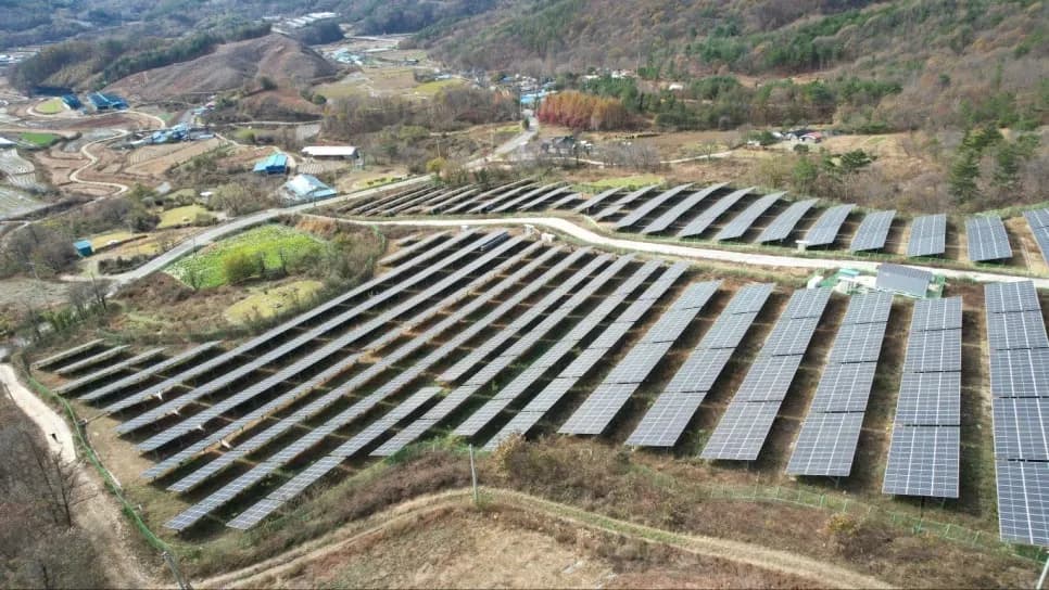 전북 진안군 부귀면 태양광발전소 현장 사진 3