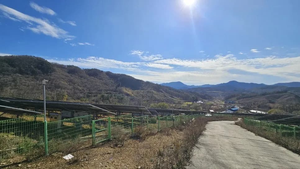 전북 진안군 부귀면 태양광발전소 현장 사진 5