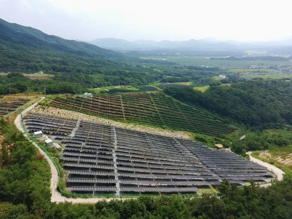 전북 남원시 태양광발전소 현장 사진 3