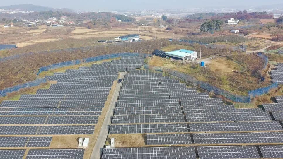 충남 논산시 은진면 태양광발전소 현장 사진 2