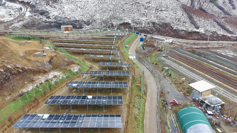 충남 아산시 태양광발전소 현장 사진 3