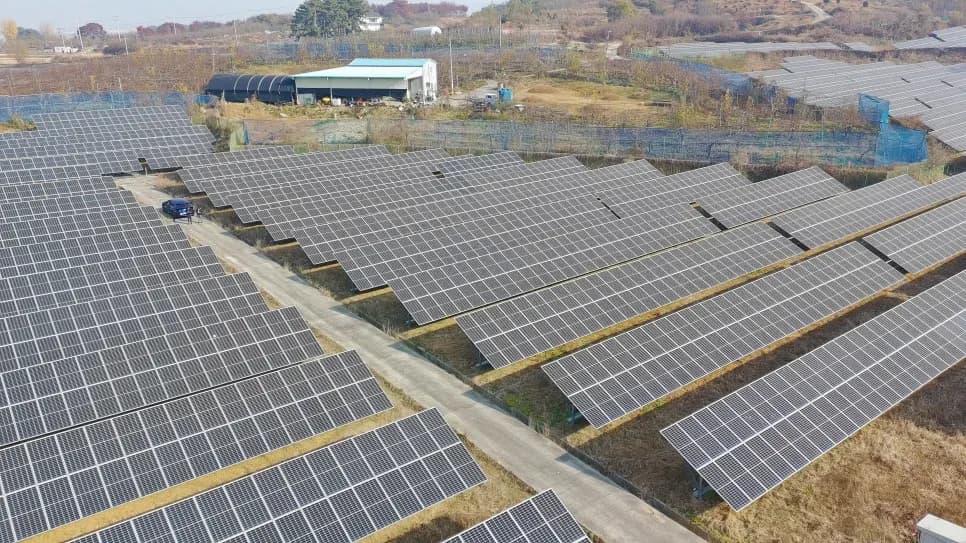 충남 논산시 은진면 태양광발전소 현장 사진 3