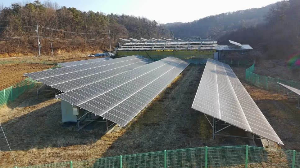 경북 상주시 이안면 태양광발전소 현장 사진 4