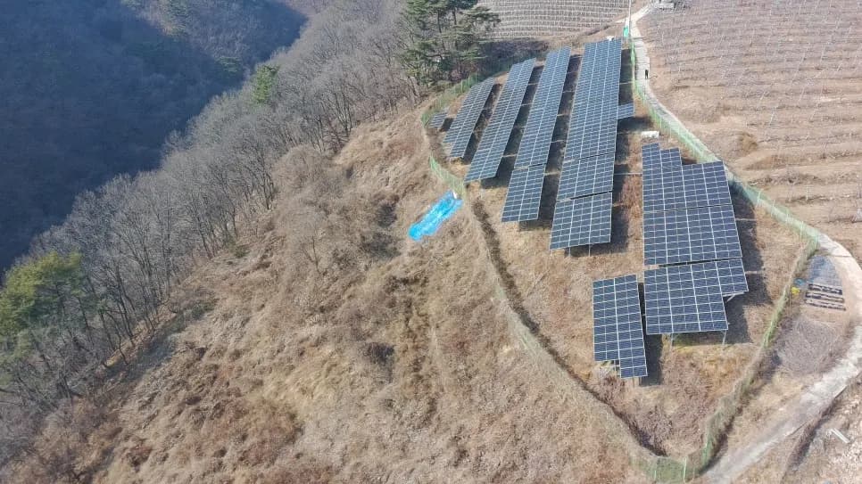 경북 안동시 예안면 태양광발전소 현장 사진 3