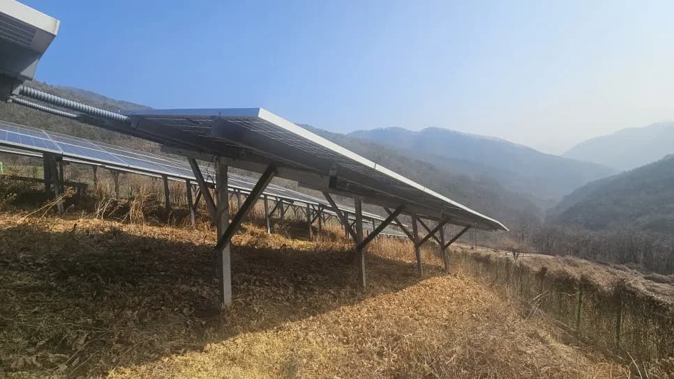 경북 안동시 예안면 태양광발전소 현장 사진 4