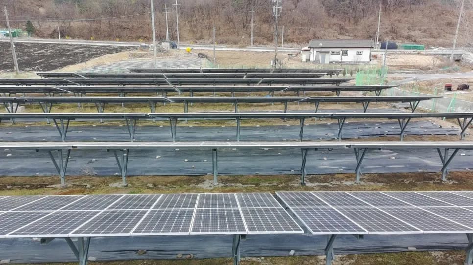 충북 충주시 산척면 태양광발전소 현장 사진 4