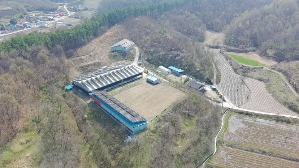 충북 옥천군 태양광발전소 현장 사진 2