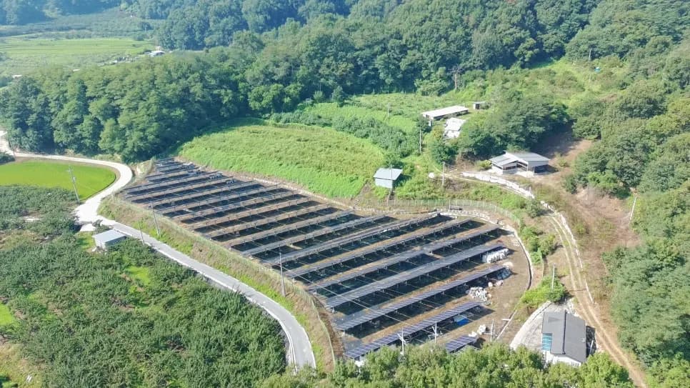 경북 김천시 태양광발전소 현장 사진 3